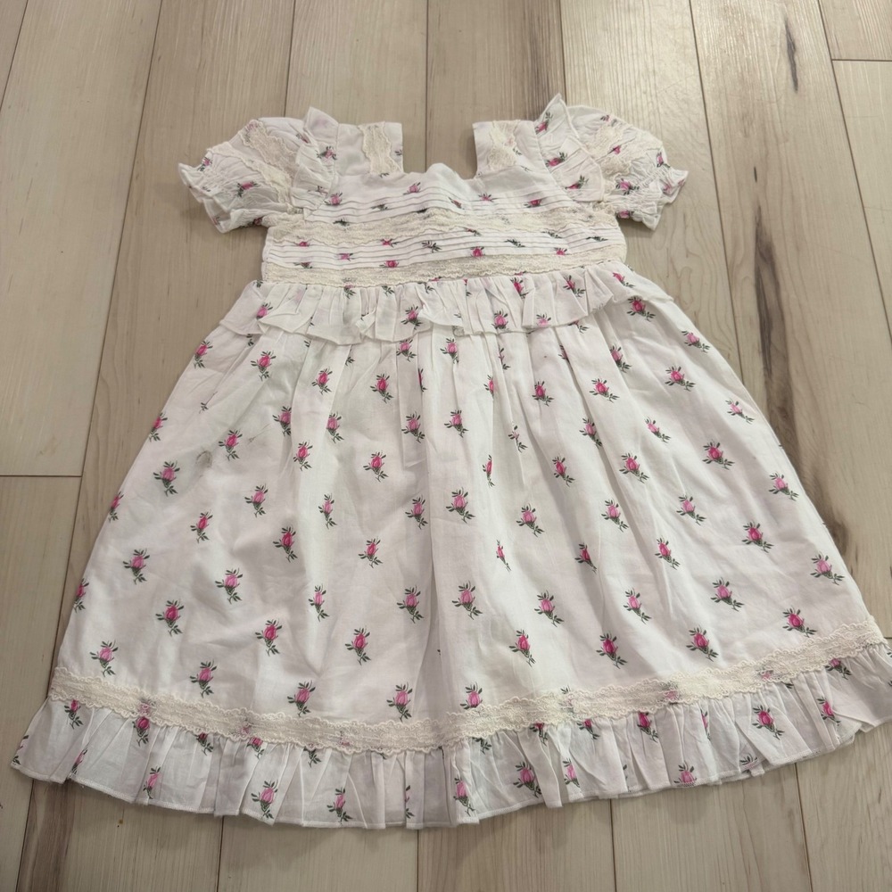 For Love & Lemons Lil Lemons 4T Floral Lace Dress Mama & Me Matching Carlotta